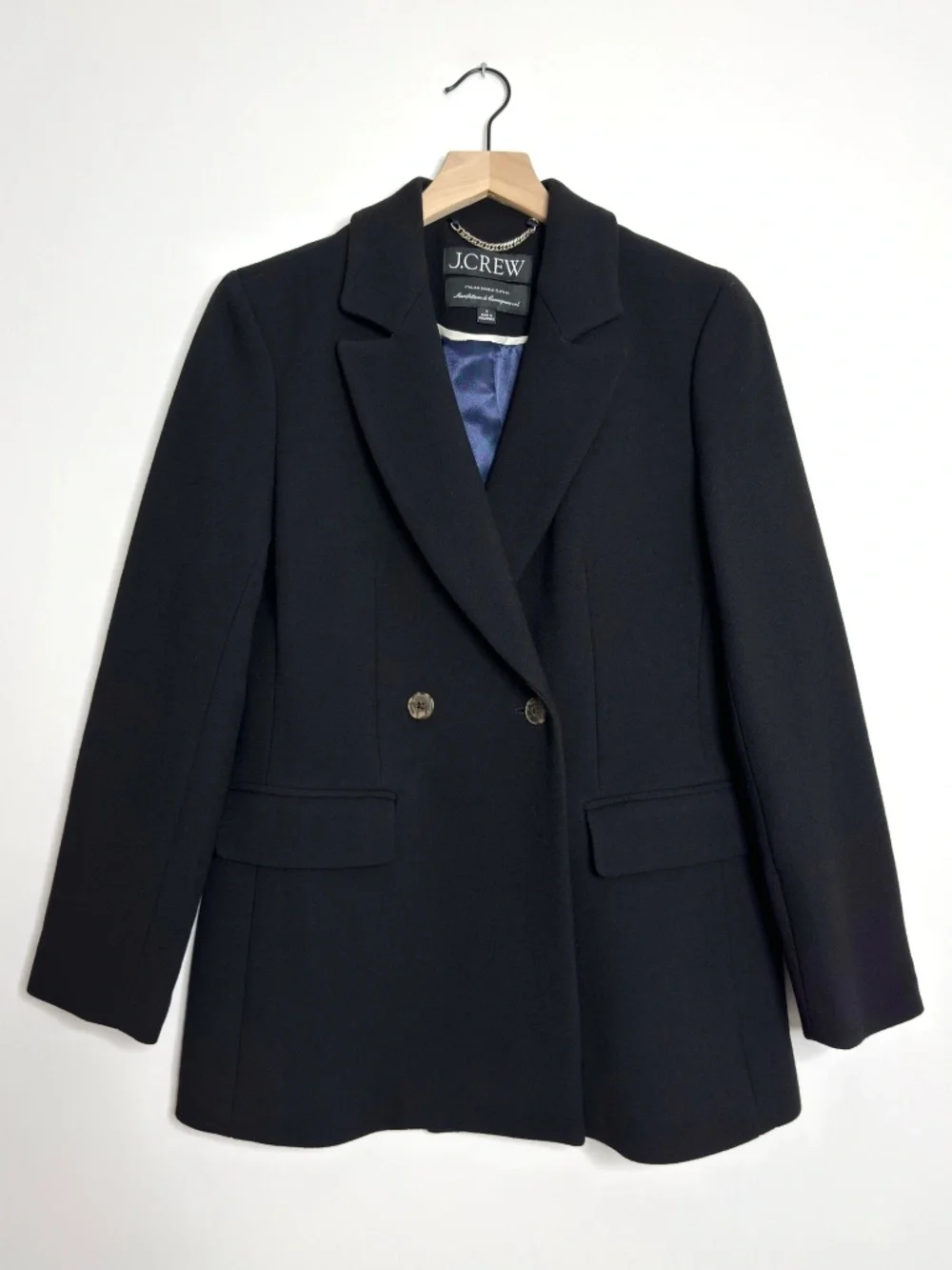 J. Crew Evening Blazer Jacket in Italian Double Cloth Wool - Picture 1 of 7